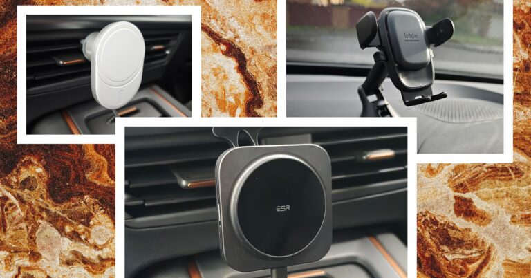 Best Car Phone Mounts and Accessories collage 042024 SOURCE Simon Hill