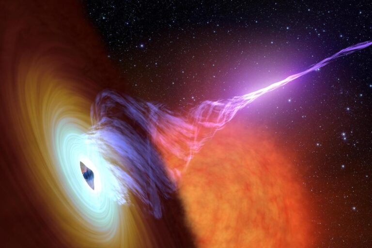 black hole NASA artists conception