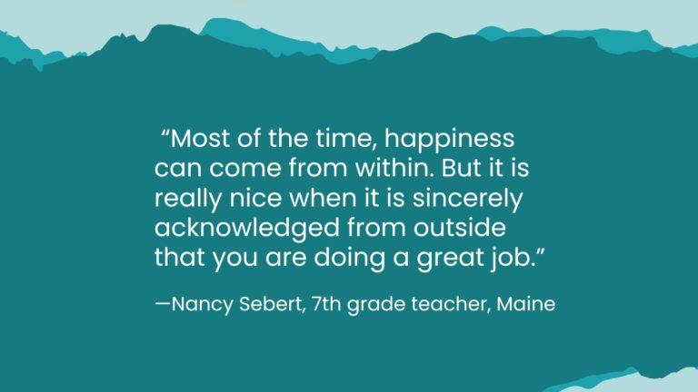 Teacher Happiness Survey Feature