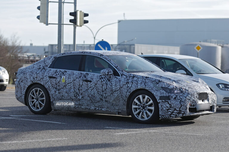 mercedes c class ev camo front quarter 0