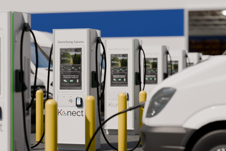 3 konect van fleet charging