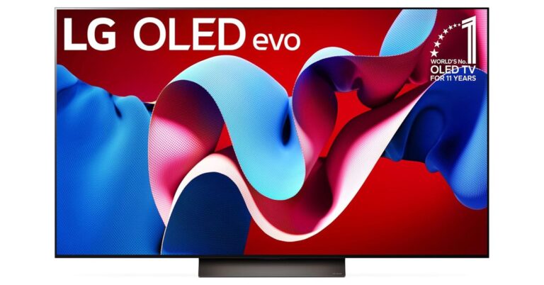 LG C4 OLED TV Press Image Front