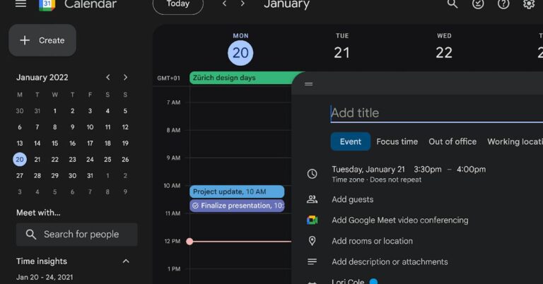 google calendar1