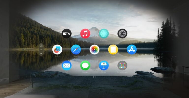 Apple Vision Pro entertainment App Store Environments Mount Hood
