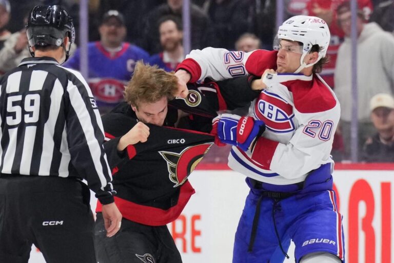 Slafkovsky fight Greig Sens scaled e1740294991335