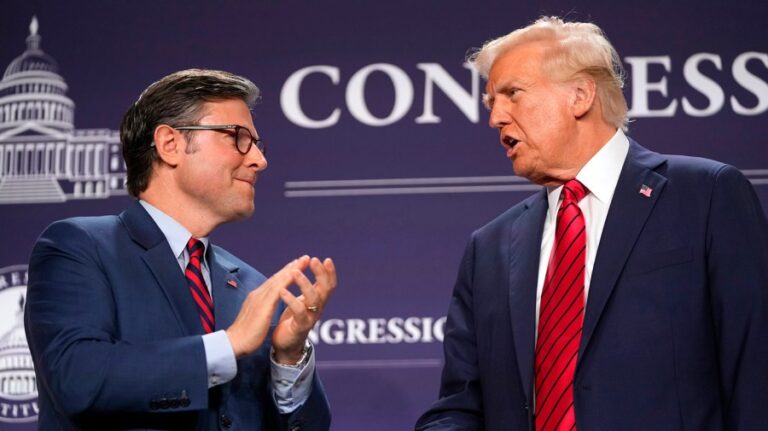 Top Trump and Johnson 012725 AP Mark Schiefelbein